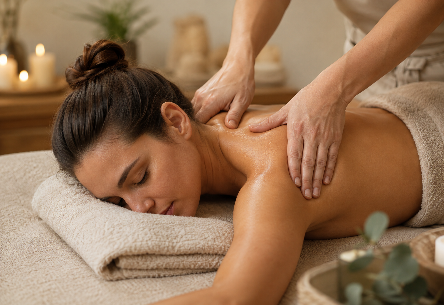 Massage therapy room in Aztec, NM at Shelly's Cove
